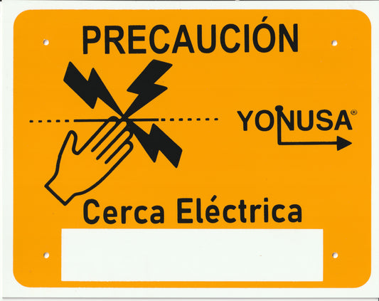 Rótulo alta tension Yonusa
